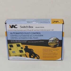 iVAC Switch Box Automated Dust Control Model SB-NA (NEW OPEN  BOX)
